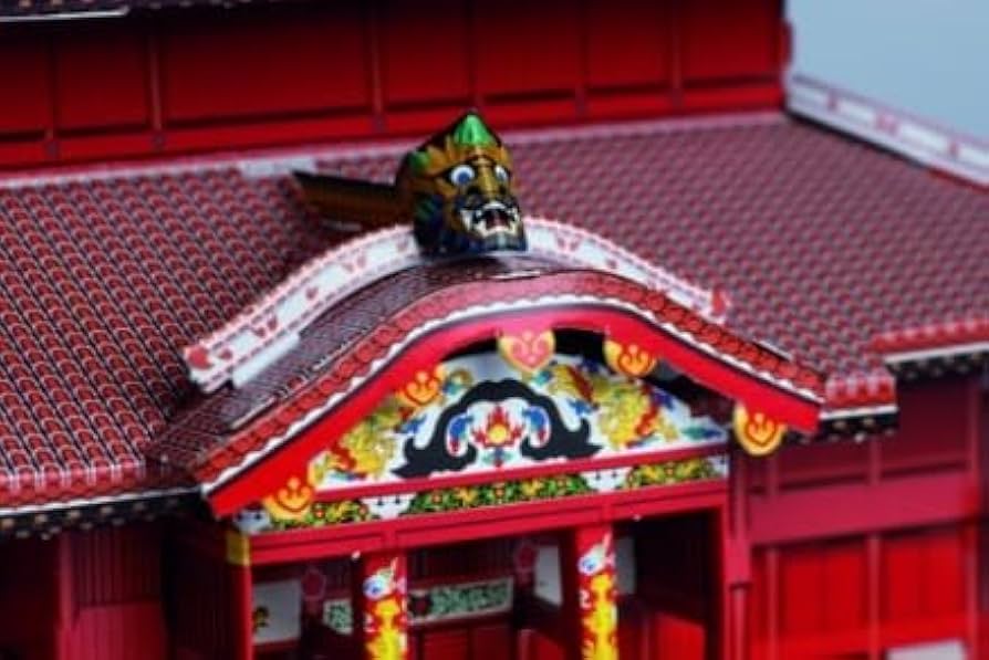 Amazon.co.jp: 首里城正殿 ペーパークラフト 1 100サイズ サライ
